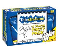 USAopoly Telestrations 12 Player Party Pack | Board Game | Hilarious 30-minute drawing game for up to 12 players. Essential party game for large groups, families, and ages 10+.