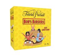 USAOPOLY Trivial Pursuit Bob's Burgers (Quickplay Edition) | Bob's Burgers Trivia Game Questions | 600 Questions & Die in Travel-Sized Container | Officially Licensed