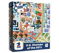 USAopoly U.S. Stamps of the 80's 1000 Piece Jigsaw Puzzle