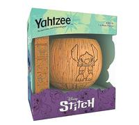 USAOPOLY YAHTZEE: Disney Stitch, Collectible Tiki Style Dice Cup, Classic Dice Game Based on Disney’s Lilo & Stitch, Great for Family Night, Officially Licensed Disney Game & Merchandise