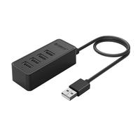 (USB 2.0, 0.3M) LED Indicator High Speed 4 Ports HUB Extension Adapter USB Splitter For PC Computer Laptop Tablet iPhone