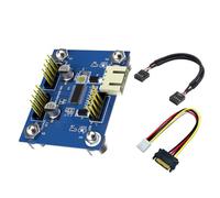 USB 2.0 9 Pin Header Splitter Double Port Extension Adapter Small Form Factor Case for PC No External Power Required PC Motherboard USB Header Converter