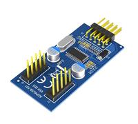 USB 2.0 9Pin Header Male 1 to 2 Female Extension Cable For Motherboard