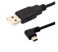USB 2.0 A Male To Angle Mini Cable,90 Degree Right Angle Mini 5P Data Sync Charge Cord For Garmin Dash Cam Car Navigator DVR Digital Camera 1.5m /5 Ft (Right)