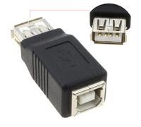 USB 2.0 Adapter/Converter A Female to B Female