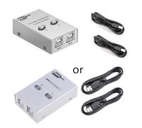 USB 2.0 Auto Sharing Printer Sharing Device USB Hub 2 In 1 Out Data Transfer Hub Converter Usb Auto Sharing