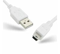 USB 2.0 Cable - A-Male to Mini-B Cord - 6.6 Feet (2 Meters) Black Compatible with GoPro Hero 3+, PS3 Controller, Digital Camera, Dash Cam, MP3 Player, GPS Receiver, Garmin Nuvi GPS, SatNav, PDA