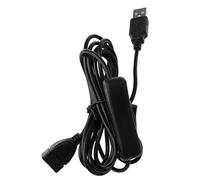 USB 2.0 Extender Cord Male To Female Adapter Accessories With ON OFF Switch For PC Digital Power Supply Cable Barrier Plug Terminal Joint Socket Mount Block Modular Lead