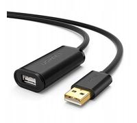 UGREEN USB Extension Cable, USB 2.0 Active Repeater USB Male to Female Lead With Signal Amplification Active Cord for Printers, Keyboards,Game Console,Loudspeaker,WiFi Antenna,Scanner,Headsets (10M)