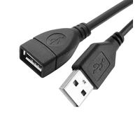 USB 2.0 Extension Cord - Male to Female Data Cable, Fast Transfer Wire Compatible with External Hards Drive, Camera, Keyboard, and Phone | Computer Connection Accessory for Office and Home Devices