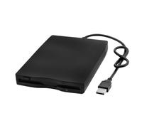 USB 2.0 External Floppy Disk Drive, 1.44mb Black Portable