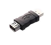 USB 2.0 Male Adapter Firewire IEEE 1394 6P Female Adapter Converter Extender Connector Plug for Scanner Printer