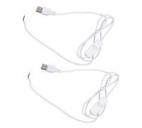 USB 2.0 Male Connectors 22AWG Bare Wire Cable 1m / 1.5m Switches Control Exposed Wire Power Cord for 5V1A Electronics Repair Cable with Switches