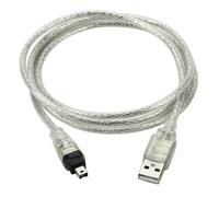 USB 2.0 Male to FireWire IEEE 1394 HDV Data Cable for Mini DV Camcorders - For PC Editing