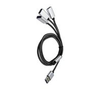 USB 2.0 Male To To 3/2 USB 2.0 Female Splitter Hubs For Desktop Laptop Car Charging