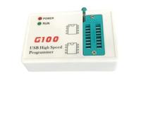 USB 2.0 SPI Flash Programmer for 24/25/95 Memory Chips, G100 Model with 72MHz 32-Bit Processor, Supports BIOS Reading and Writing, Includes USB Cable and Adapter Board