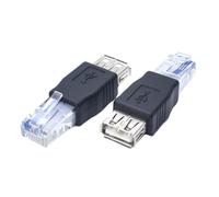 USB 2.0 to Ethernet RJ45 Network Adapter, USB Transfer Network Plug Adapter for Connecting ADSL Modem to Router