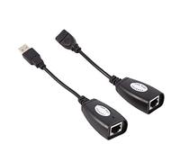 USB 2.0 To RJ45 Ethernet Extension Extender Network Adapter Cable Wired Lan Ideal for use with USB cameras, printers, web cameras, keyboard, mouse extensions and any other USB devices