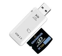 USB 2.0 XD Memory Card Reader USB XD Card Reader Portable Compact Flash Card Reader Plug & Play Quick Card Reading Adapter Up to 480MBs for Fuji Olympus Supports Windows + Mac XD Picture Card Reader