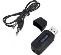 USB 2.1 Wireless Bluetooth 3.5mm AUX Audio Stereo Music Car Receiver Adapter PC