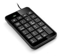 USB 23-Key Wired Laptop Numeric Keypad Portable Mini USB Desktop Number Pad Financial Accounting for Laptop, Notebook, PC, Surface