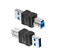 USB 3.0 Adapter, USB 3.0 B Printer Adapter, Plug and Play Connector with High Speed Data Transfer for Scanner, Docking Station, Hub and Computer