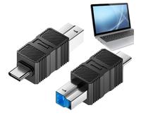 USB 3.0 Adapter - USB A B 3.0 Adapter for Printers - Plug and Play Fast Data Transfer for PC Laptop Tablet Hub Scanner & More