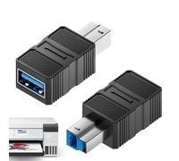 USB 3.0 Adapter | USB To B 3.0 Conversion Connector | High Speed Data Transfer Converter For Computer Laptop Scanner External Hard Drive