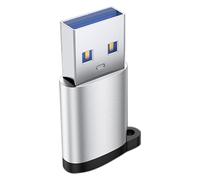 USB 3.0 Cable Adapter - Type C Conversion Port, Stable Connection and Transfer Speed | Compact Data Communication and Charging of Men to Female USB Adapter for Laptops