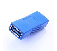 USB 3.0 Coupler USB Female to Female Adapter Gender Changer, USB 3.0 Female to Type A Female 3.0 Cable Coupler, for Connecting Two USB Male Ends Cord, Extension Connector(Stylish Blue)