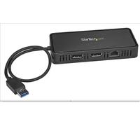 USB 3.0 Dual 4K DisplayPort Mini Docking Station with Ethernet - STARTECH