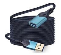 USB 3.0 Extension Cable, 4,5M High Speed Extension Cable USB A Male to Female Extension Cord for Playstation/Xbox/Flash Drive/Card Reader/Hard Drive/Keyboard/Printer/Scanner (Blue)