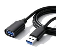 USB 3.0 Extension Cable A Male to A Female USB Extension Cable,pack of 1 | usb extension cable,usb extender,usb extension for Oculus Rift,PS VR,HTC Vive,Card Reader,Keyboard,Printer,Camera(2M)
