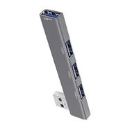 USB 3.0 Hub - 4 Port Multi-USB Adapter, High Speed Data Transfer Splitter for Laptop, PC, Keyboard, Mouse & USB Flash Drive | Compact Portable Hub for One Use