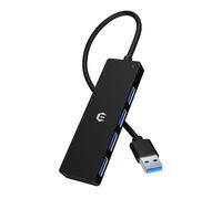 USB 3.0 Hub, 4 Port USB Hub Super Slim USB Data Hub, USB Splitter USB 3.0 Adapter for Multiport Adapter 5Gbps Data Hub for Xbox,Ps4,Notebook PC,Tesla Model 3,Mobile HDD Laptop USB Hub