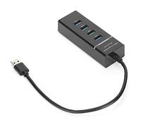 USB 3.0 Hub 4 Ports High Speed Slim Lightweight Hot Plug USB Splitter for OS X