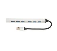 USB 3.0 Hub 7 Ports 5Gbps High Speed Aluminum Alloy USB Splitter, 7 in 1 USB 3.0 Hub Adapter with Plug and Play for PC Desktop Laptop
