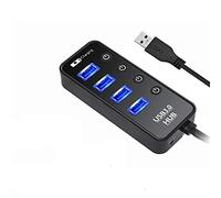 USB 3.0 HUB Charger Multi 4 Port for Computer Pc Laptop Accessories with Power Adapter USB OTG