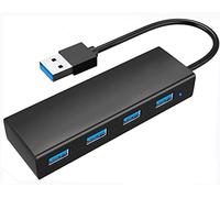 USB 3.0 Hub, JUEJUEZI 4-Port USB Hub USB Splitter USB Expander for MacBook, Laptop, Xbox, Flash Drive, HDD, Console, Printer, Camera, Keyborad, Mouse, Windows 10/8, Linux, 1m/3.3ft