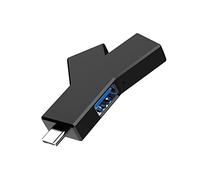 USB 3.0 Hub USB 2.0 Mini Y-shaped 3-IN-1 USB-C Hub Multi USB Splitter Hub Use Power Adapter Extender For PC Computer Laptop (TYPE C black)