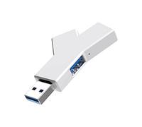 USB 3.0 Hub USB 2.0 Mini Y-shaped 3-IN-1 USB-C Hub Multi USB Splitter Hub Use Power Adapter Extender For PC Computer Laptop (USB white)
