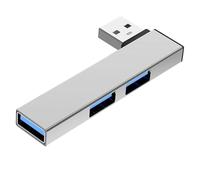 USB 3.0 Hub | USB 3.0 Port Extension Expansion Hub, Portable Fast Heat Dissipation USB Extender with High Speed 5Gbps for Work, Travel, School, Office, Family