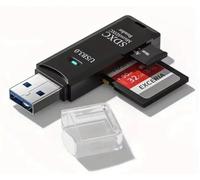 USB 3.0 Micro SD Card Reader - For SDHC, SDXC, SD, MMC, RS-MMC, Micro SDXC, Micro SDHC - Memory Card Adapter - Compatible with Sony, Panasonic, Canon, Samsung, Nikon more - For Windows and Mac