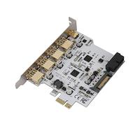 USB 3.0 PCI Expansion Card PCI-E to 4 Port USB3.0 + 1 Port Type-C+20Pin Male Connector Extender Card