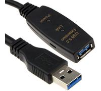 USB 3.0 SuperSpeed Active Repeater Extension Cable A Plug to A Socket Lead 5m