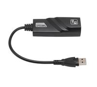 USB 3.0 to Gigabit Ethernet Network Adapter, USB 3.0 Hub Ethernet Adapter with ABS Shell, 10 100 1000Mbps Self Adaptive Transmission Rate, Portable Network Converter for Win