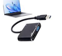 USB 3.0 To HD Adapter, Monitor Connection Converter, Signal Transfer Cable For Laptop Desktop Home Office, 1920x1080 Resolution Output, Plug Play Setup No Driver Needed, 2.36x0.39 Inches