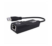 USB 3.0 to RJ45 10 Gigabit Ethernet Adapter PC, C Type Thunderbolt to 10/100/1000 Network Lan Compatible With Macbook(U3 Gigabit with LED)