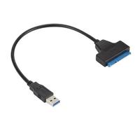 USB 3.0 to SATA Adapter, for 2.5 Inch HDD and SSD, SSD/HDD Converter, 22 Pin 2.5 Inch Hard Drive SSD Adapter Plug, Converter Hard Drive Adapter, with 50 cm Cable for Windows, MacOS, ChromeOS, Linu