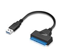 USB 3.0 to SATA Cable Adapter,SATA to USB 3.0 22 Pin 2.5 Inch Hard Disk Drive SSD Adapter Connector Lead III SSD Data Transfer & Recovery High-Speed Data Transfer Sata Cable